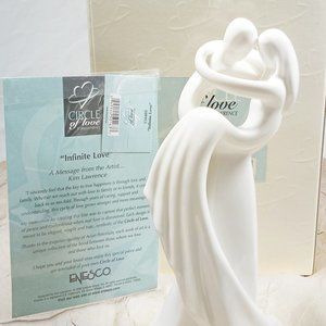 Wedding Cake Topper CIRCLE OF LOVE INFINITE LOVE  8 inches
